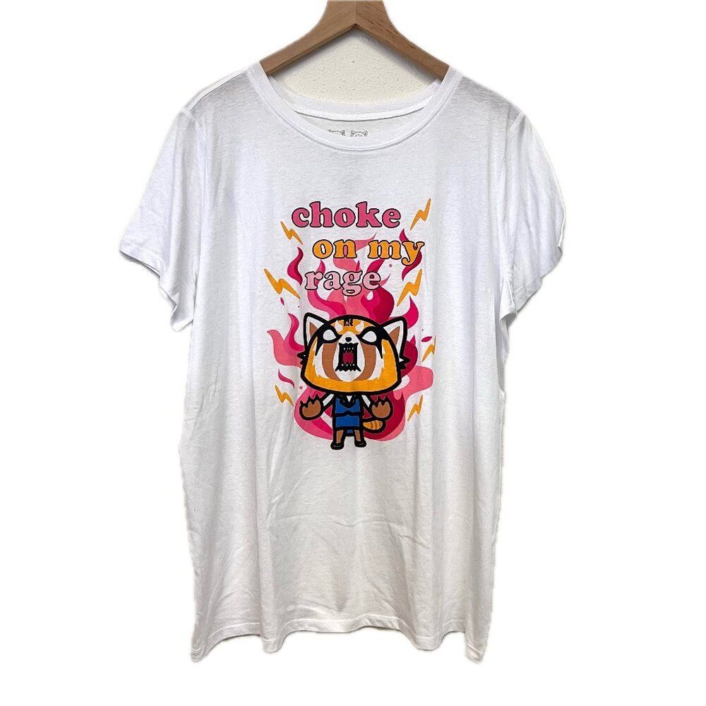 Torrid Aggretsuko by Sanrio Choke On My Rage Tee Shirt - Size 2X
